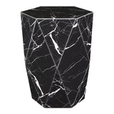 Dara Black End Table - Ornate Home