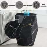 Dara Black End Table - Ornate Home