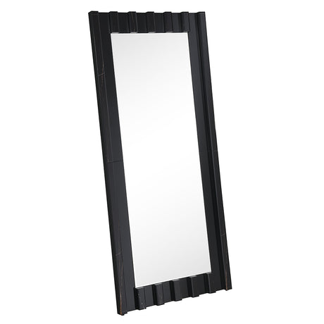 Dara Black Floor Mirror - Ornate Home