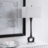 Darbie Black Iron Table Lamp - Ornate Home