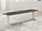 Darborn Gray/Brown 62" Dining Bench - Ornate Home