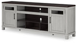 Darborn Gray/Brown 88" TV Stand - Ornate Home