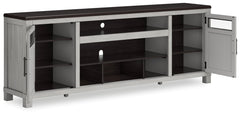 Darborn Gray/Brown 88" TV Stand - Ornate Home