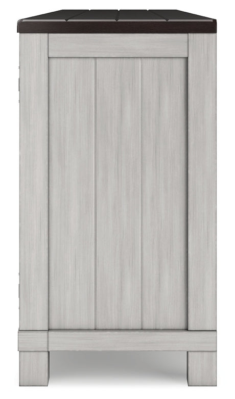 Darborn Gray/Brown 88" TV Stand - Ornate Home