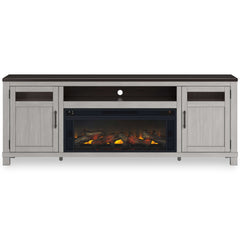 Darborn Gray/Brown 88" TV Stand - Ornate Home