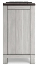 Darborn Gray/Brown 88" TV Stand with Electric Fireplace (Online Special Price) - Ornate Home