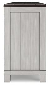 Darborn Gray/Brown 88" TV Stand with Electric Fireplace - Ornate Home