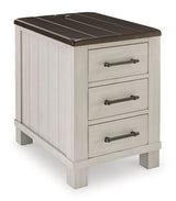 Darborn Gray/Brown Chairside End Table (Online Special Price) - Ornate Home