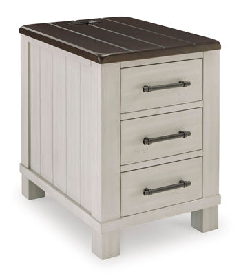 Darborn Gray/Brown Chairside End Table (Online Special Price) - Ornate Home