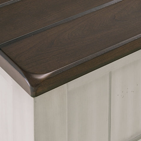 Darborn Gray/Brown Chairside End Table (Online Special Price) - Ornate Home