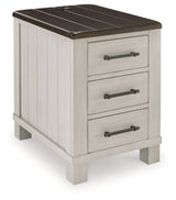 Darborn Gray/Brown Chairside End Table (Online Special Price) - Ornate Home