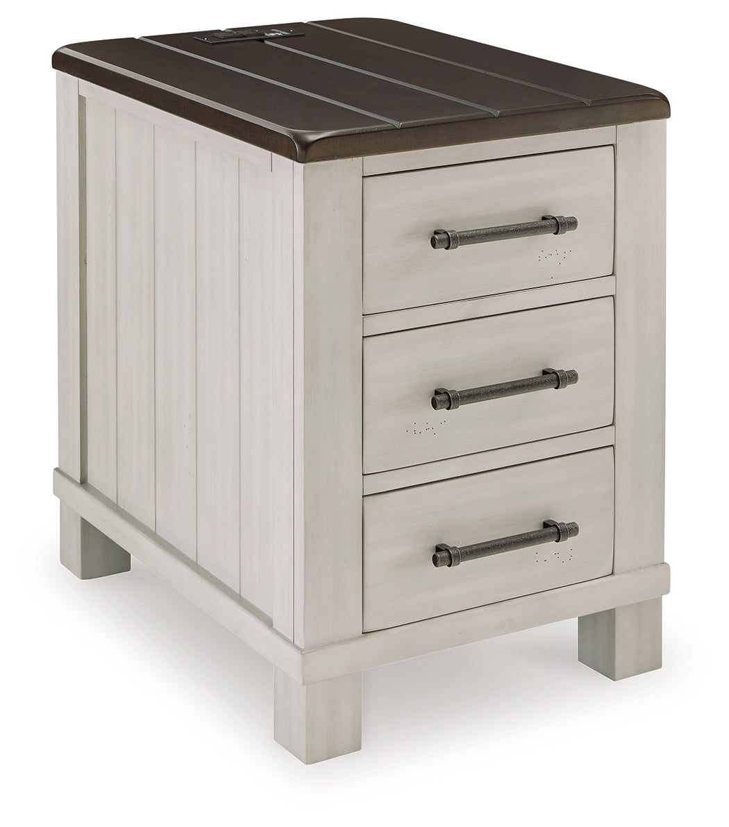 Darborn Gray/Brown Chairside End Table (Online Special Price) - Ornate Home