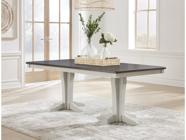 Darborn Gray/Brown Dining Table (Online Special Price) - Ornate Home