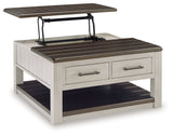 Darborn Gray/Brown Lift-Top Coffee Table (Online Special Price) - Ornate Home
