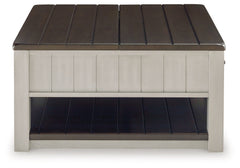 Darborn Gray/Brown Lift-Top Coffee Table - Ornate Home