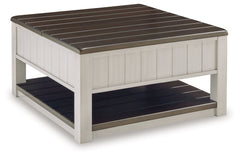 Darborn Gray/Brown Lift-Top Coffee Table - Ornate Home