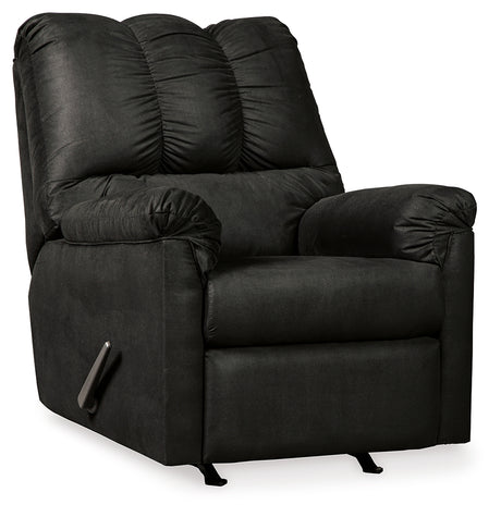 Darcy Black Loveseat & 2 Recliners - Ornate Home