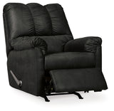 Darcy Black Loveseat & 2 Recliners - Ornate Home