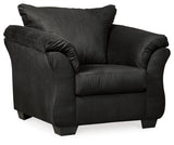 Darcy  Black Loveseat & Chair (Online Special Price) - Ornate Home