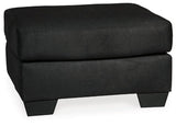Darcy Black Sofa, Loveseat, Chair and Ottoman - Ornate Home