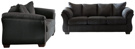 Darcy Black Sofa and Loveseat - Ornate Home