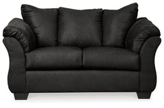 Darcy Black Sofa and Loveseat - Ornate Home