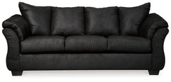 Darcy Black Sofa and Loveseat - Ornate Home