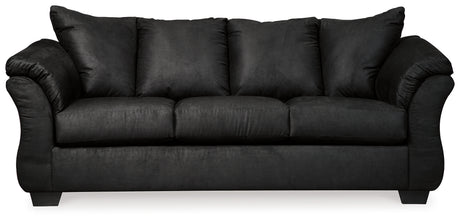 Darcy Black Sofa and Loveseat - Ornate Home