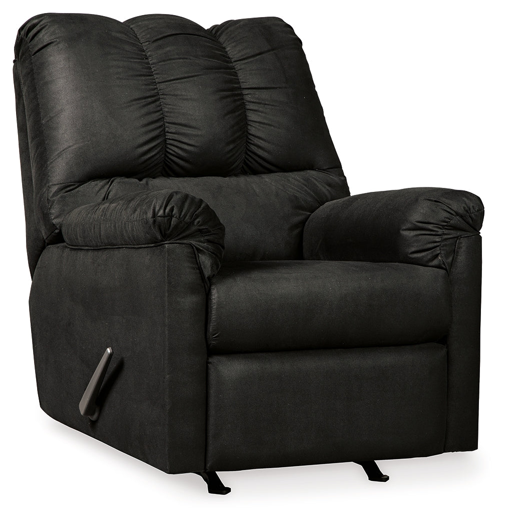 Darcy Black Sofa and Recliner (Online Special Price) - Ornate Home