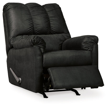 Darcy Black Sofa and Recliner - Ornate Home