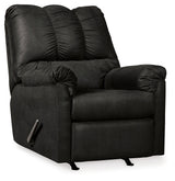 Darcy Black Sofa and Recliner - Ornate Home
