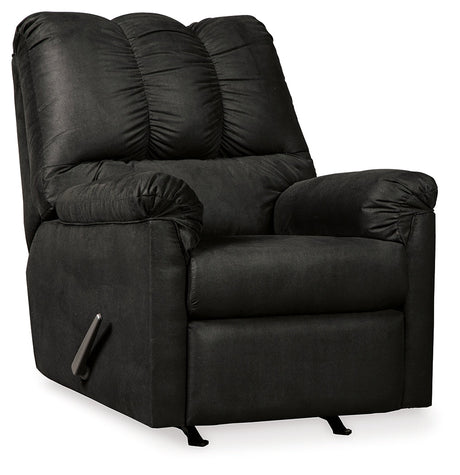 Darcy Black Sofa and Recliner - Ornate Home