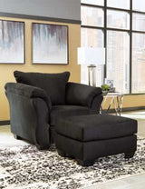 Darcy Chair & Ottoman Set (Online Special Price) - Ornate Home
