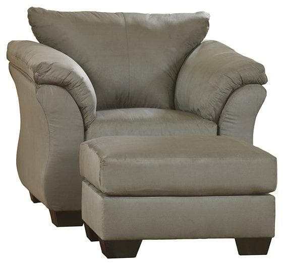 Darcy Chair & Ottoman Set (Online Special Price) - Ornate Home