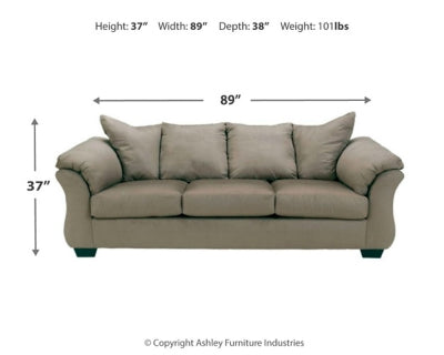 Darcy Cobblestone Sofa, Loveseat, Chair and Ottoman (Online Special Price) - Ornate Home