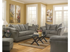 Darcy Cobblestone Sofa, Loveseat, Chair and Ottoman - Ornate Home