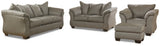 Darcy Cobblestone Sofa, Loveseat, Chair and Ottoman - Ornate Home