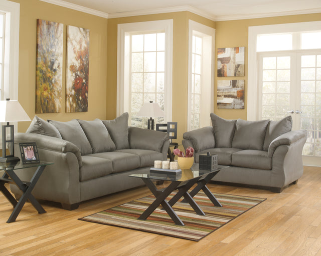 Darcy Cobblestone Sofa and Loveseat - Ornate Home
