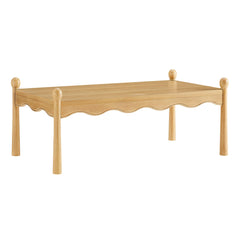 Darcy Oak 46 Inch Wood Coffee Table - Ornate Home