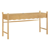 Darcy Oak 62 Inch Wood Computer Desk - Ornate Home