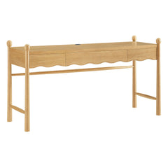 Darcy Oak 62 Inch Wood Computer Desk - Ornate Home