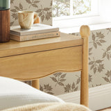 Darcy Oak Wood Nightstand or Side Table - Ornate Home