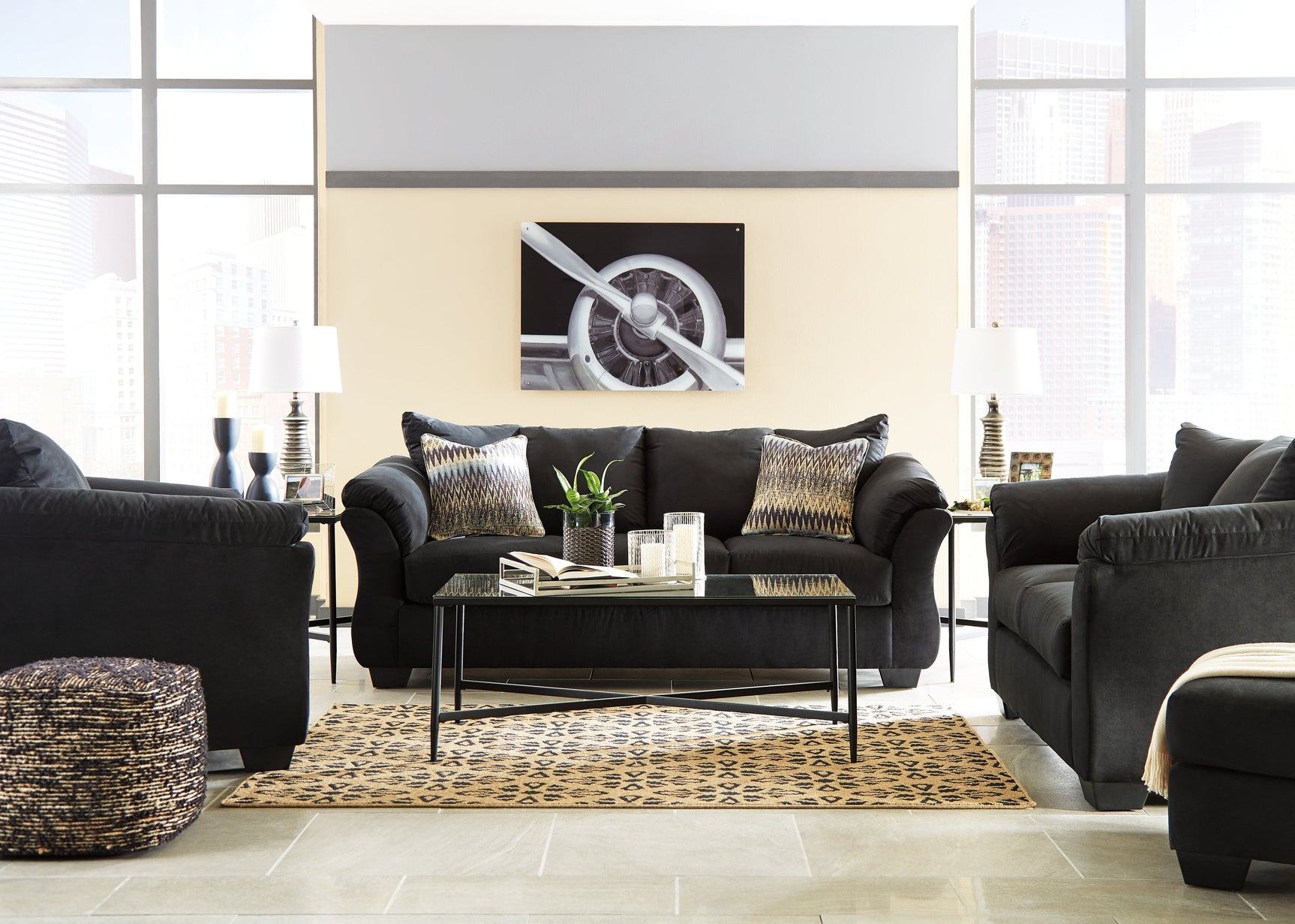 Darcy Sofa and Ottoman (Online Special Price) - Ornate Home