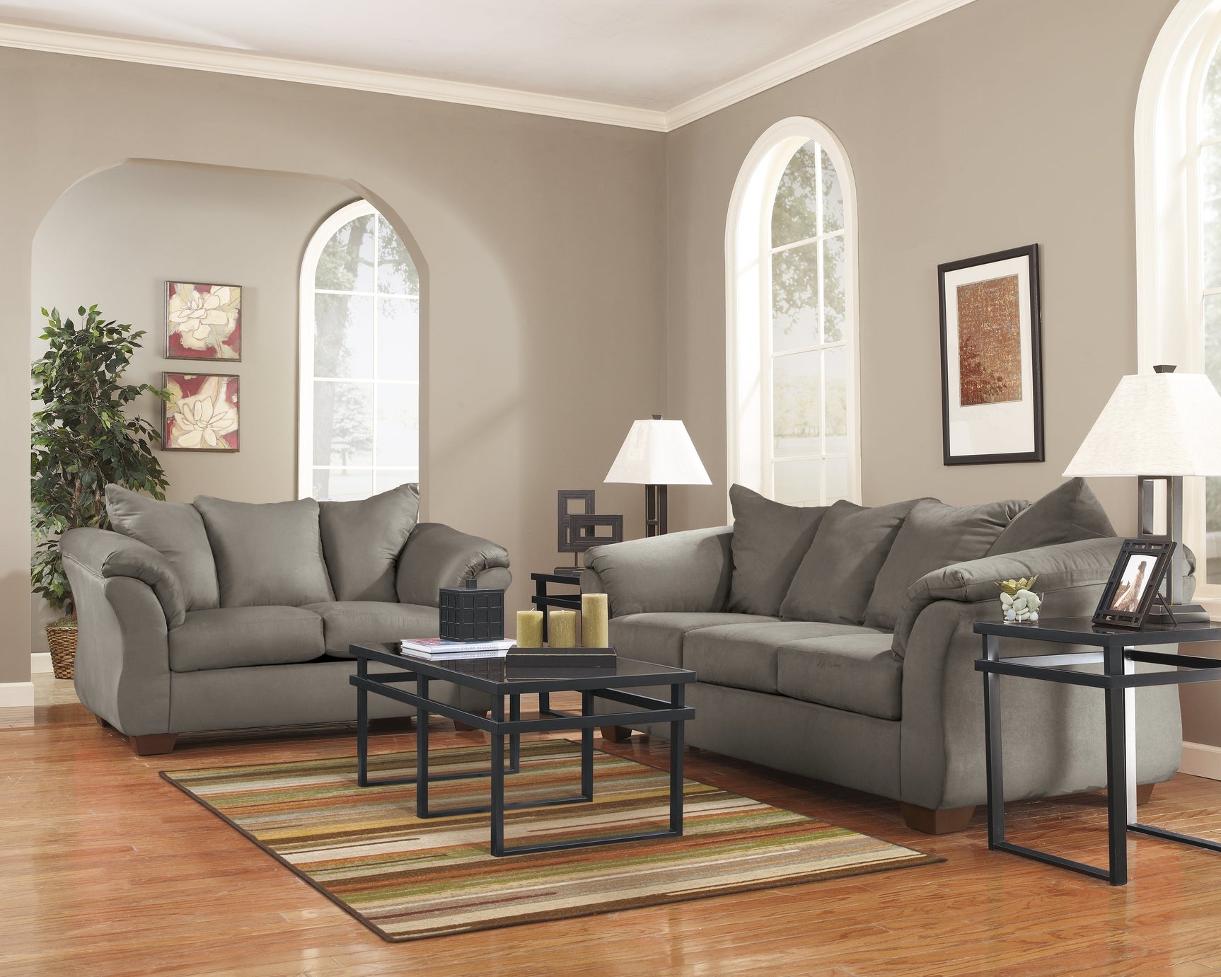 Darcy Stationary Loveseat (Online Special Price) - Ornate Home