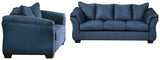 Darcy Stationary Sofa & Loveseat 2pc Living Room Set (Online Special Price) - Ornate Home