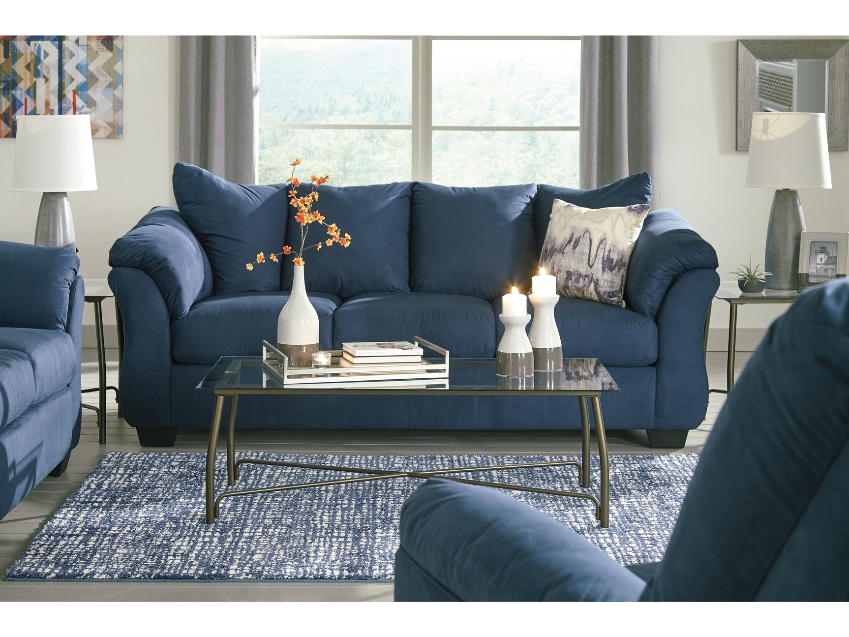 Darcy Stationary Sofa - Ornate Home