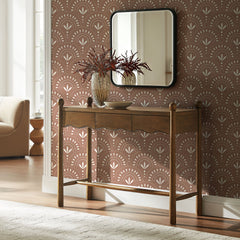Darcy Walnut 44 Inch Wood Console Table - Ornate Home
