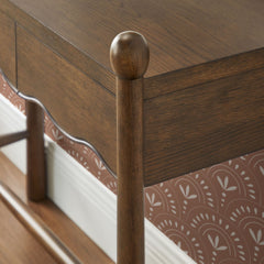 Darcy Walnut 44 Inch Wood Console Table - Ornate Home