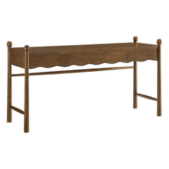 Darcy Walnut 62 Inch Wood Computer Desk - Ornate Home