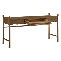 Darcy Walnut 62 Inch Wood Computer Desk - Ornate Home